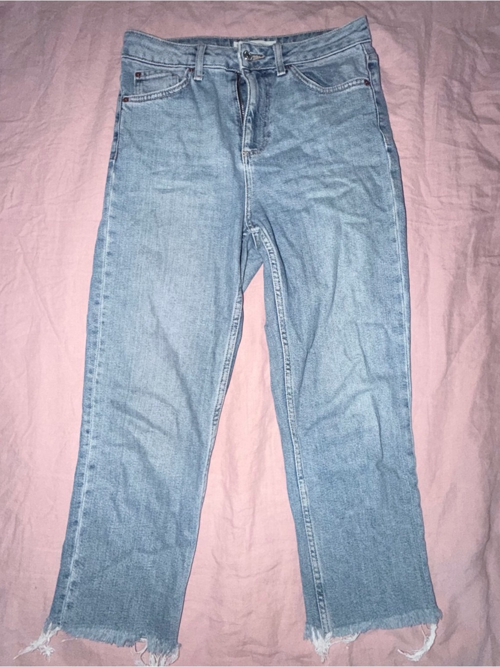 Topshop Moto Light Blue Denim Jeans